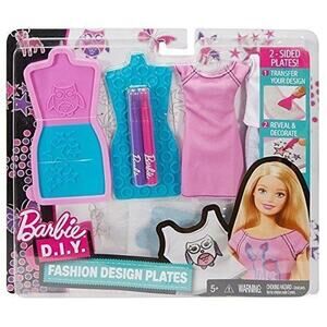 Barbie D.I.Y. Fashion Design Plates - DYV67
